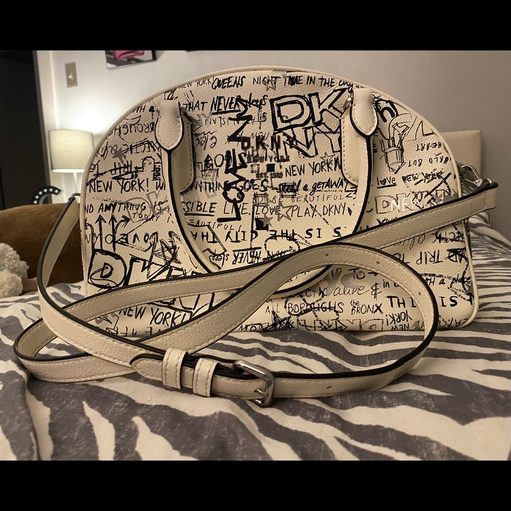 DKNY Erin Graffiti Dome Satchel